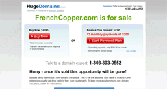Desktop Screenshot of frenchcopper.com