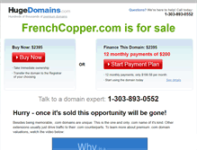 Tablet Screenshot of frenchcopper.com